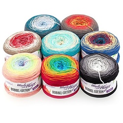 Woolly Hugs Wolle Bobbel Cotton Garn-Set