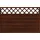 Andrewex Sichtschutzzaun Element Country 120 x 180 cm braun