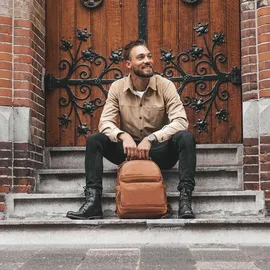 The Chesterfield Brand Austin Rucksack Braun