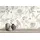 Living Walls Vliestapete Drawn Into Nature Blumen-Tapete Mustertapete Pflanzen Natur, strukturiert, matt, (1 St), Vliestapete Blümchen für Schlafzimmer Küche Wohnzimmer Blumen Design schwarz|weiß