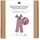 Rico Design Stickpackung, Gezählter Kreuzstich Schleife Maiglöckchen, Lila, 30 x 54 cm, 100% Baumwolle