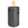 Blumfeldt Crete Gas-Feuerstelle Ø 40,6 cm Silber