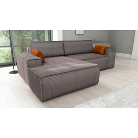 mebloland Ecksofa TOR mit Schlaffunktion. Farbe: Ash. - Grau