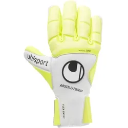 UHLSPORT Equipment - Torwarthandschuhe Pure, weiß/fluo gelb/schwarz, 9,5