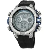 Burgmeister Herren Alarm-Chronograph Digitaluhr Digital Power, BM800-112C - Schwarz