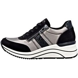 REMONTE Sneaker in Schwarz/Silber | Gr.: 38 EU