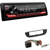 JVC KD-X282DBT Auto Radio Bluetooth DAB+ USB für Fiat 500 500C Schwarz