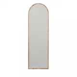 Drawer Standspiegel, Nussbaum, Holz, 50x160x2.2 cm, Spiegel, Standspiegel
