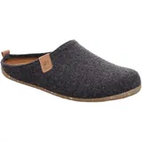 ROHDE Herren Pantoffeln Softfilz Hausschuhe Tivoli-H 6920, Größe:47 EU, Farbe:Grau - 47 EU