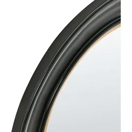 Beliani Wandspiegel Malo 66 cm 66 cm Schwarz