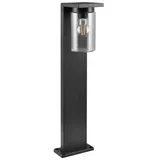 Trio Außen-Stehlampe IP44 16 cm x 65 cm inkl. Dämmerungssensor schwarz