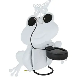 GLOBO Solarleuchte Kunststoff/Metall H 22 cm 2er Set mehrfarbig
