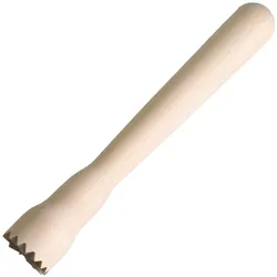 Scandic Bar Barstößel, sternenförmiges Ende - Holz (24cm)