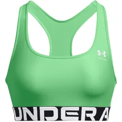 UNDER ARMOUR HeatGear Armour Mid Support Sport-BH Damen 350 - green XS