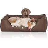 Knuffelwuff Orthopädisches Hundebett Rockland aus Kunstleder