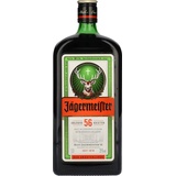 Jägermeister – 1 x 1l Premium Kräuterlikör 35% Vol. aus 56 erlesenen Kräutern – Im Eichenfass gelagert – Das Original aus Wolfenbüttel