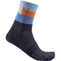 Castelli BLOCCO 15 SOCK Socks Men's Belgischer Blau XL