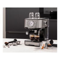 Princess 01.249415.01.001 Espresso und ESE-Adapter, Espressomaschine, 1,5 L – 1100 W