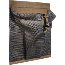 Tasmanian Tiger Modular Collector M VL Netz-Tasche mit Klett-Rückseite, Zusatz-Tasche 16 x 16 x 1 cm, Coyote Brown