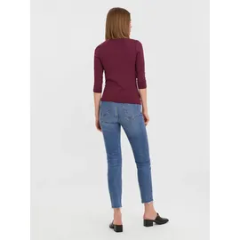 Vero Moda VMPANDA MODAL 3/4 TOP JRS NOOS Rot XS
