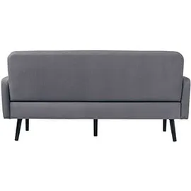 MEET Sessel LISBOA Stoff 176,0 x 81,5 x 83,0 cm Schwarz/Rot