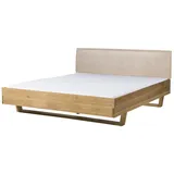 MASSIVMOEBEL24.DE FICHTELBERG 160 x 200 cm Beige