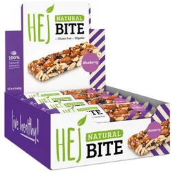 HEJ Natural HEJ Bite Organic (12x40g) Blueberry Einheitsgröße