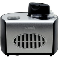 H.Koenig professionelle Eismaschine HF250 - Elektrisch - 1,5 L - 150 W - Kühlfunktion - Schnelle Zubereitung - Eis, Frozen Joghurt und Sorbet