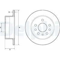 Delphi Bremsscheibe BG2879