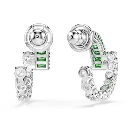 Swarovski Creolen Global Collection grün 5732264 rhodiniert