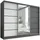 A&J MöbelLand Schiebetürenschrank AURELIA 2 200 x 0 x 0 cm Grau/Weiß