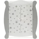 Bayer Chic 2000 CHIC2000 Puppenkleiderschrank Stars grey