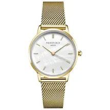 Rosefield RMGMG-R06 Damenuhr Pearl Edit Mesh Goldfarben
