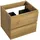 Badplaats Waschbeckenunterschrank Angela 2 Schubladen 60 x 50 x 48 cm Eiche