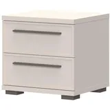 PLACES OF STYLE Nachtkonsole PLACES OF STYLE "Opera Nachtkommode, Nachttisch, 2 oder 3 Schubladen, Made in Europe", beige (cashmere farbe), B:45cm H:43cm T:40cm, FSC-zertifizierter Holzwerkstoff, Sideboards, Nachtkonsole, UV lackiert, Soft Close Funktion, ideal passend