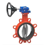 KSB Einklemm-Absperrklappe BOAX-S mit Getriebe MS50 PN6/10/16, DN300, EPDM