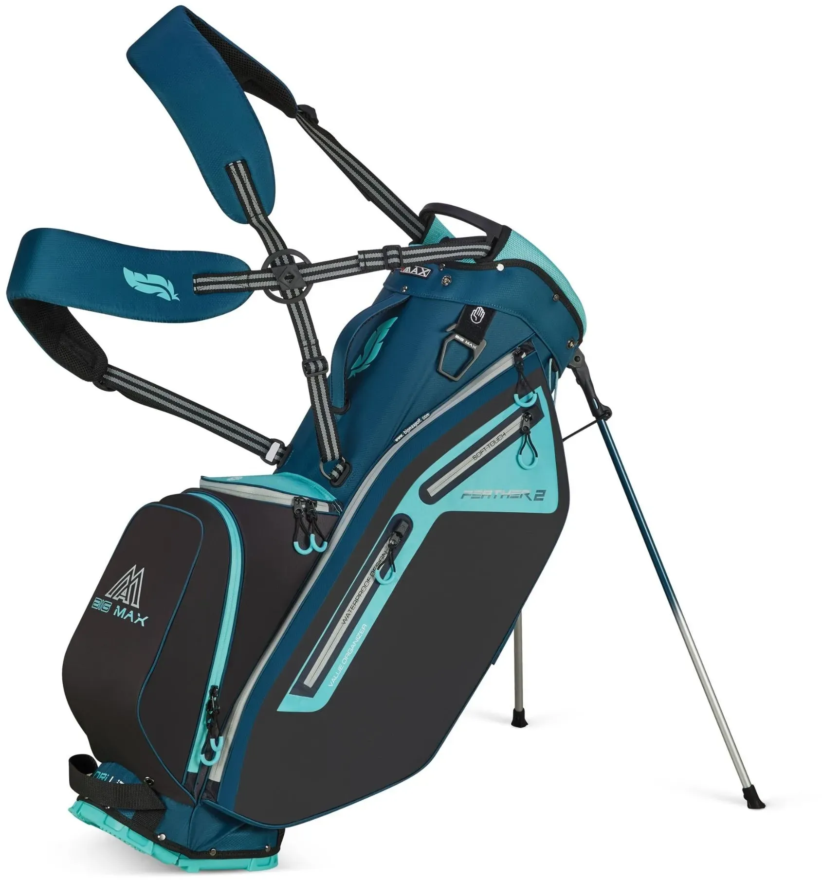 BIG MAX Dri Lite Feather 2 Standbag - steel blue/petrol/aquatic awe