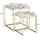 Wohnling Beistelltisch Weiß MDF 45 x 45 x 50 cm