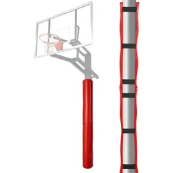 VEVOR Basketball Polster Wasserdichte Polsterung 180cm Schutzpolsterung Rot