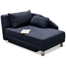 JOB Recamiere Stoff 1-Sitzer Blau