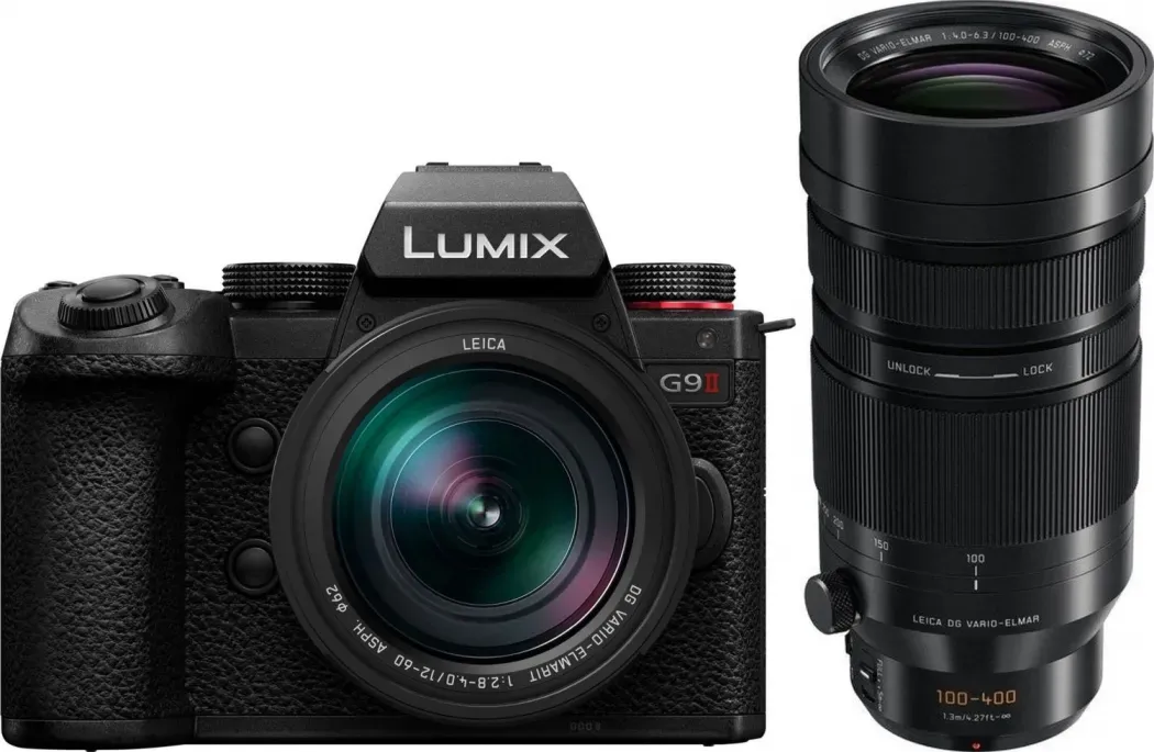 Panasonic Lumix G9 II + Leica 12-60mm + Leica DG 100-400mm f4,0-6,3 | nach 100 EUR Panasonic Lumix Kamera Sofortrabatt-Aktion