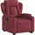 vidaXL Massagesessel mit Aufstehhilfe Stoff 94,5 x 100 x 94,5 cm Weinrot