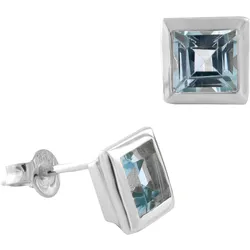 Acalee 70-1021-01 Topas-Ohrringe Weißgold 333 Ohrstecker mit Topas hellblau