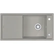 Franke Ambion Keramik grau rechts Einbauspüle Handbetätigung 1000 x 510 mm