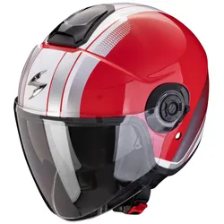 Scorpion Exo-City II Vel Rot / Weiss XL