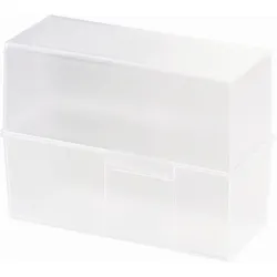 HAN A6 Karteikasten A6 400 Karteikarten transparent