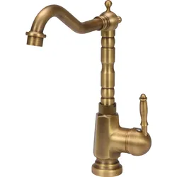 Küchenarmatur RETRO BRONZE, Vintage Wasserhahn, Mischbatterie