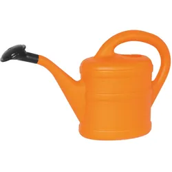Geli Gießkanne mit Brause Kindergießkanne Blumenkanne mit Brause Klein 1 Liter Orange