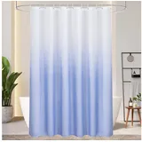 AooHome Duschvorhang 180 x 200 cm blau