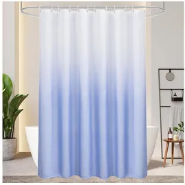 AooHome Duschvorhang 180 x 200 cm blau